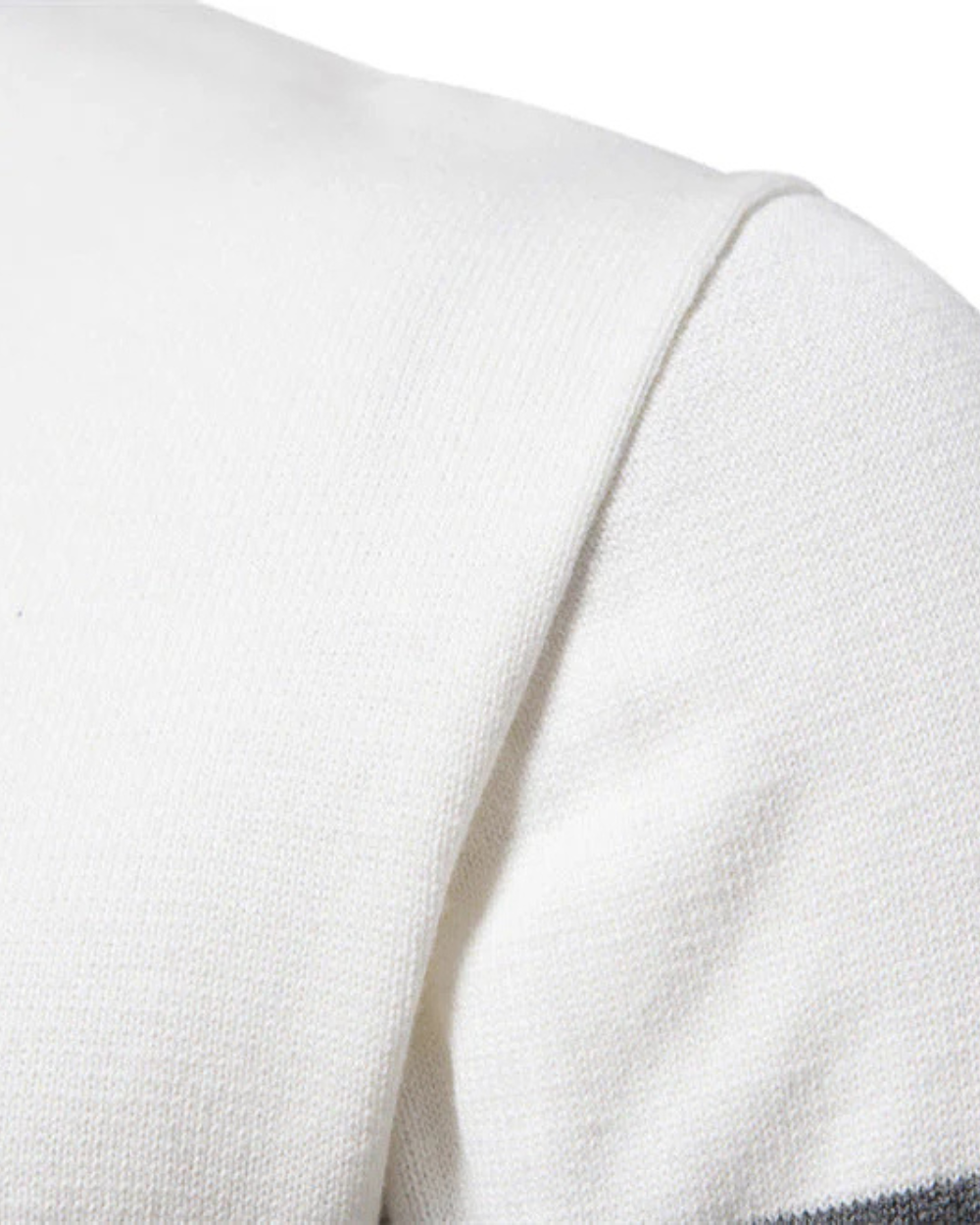 Frederico | Baumwoll-Ritssweater mit Muster