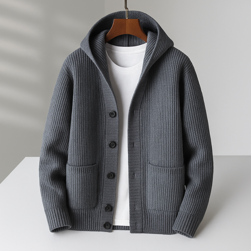Leonhard | Woll-Strickjacke 100% Wolle