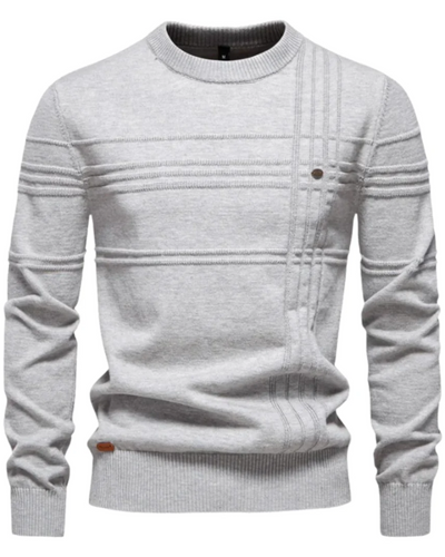 Leon | Herren Pullover mit Karomuster