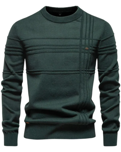Leon | Herren Pullover mit Karomuster