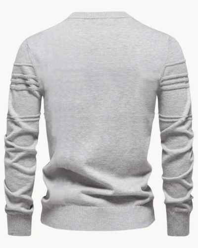 Leon | Herren Pullover mit Karomuster