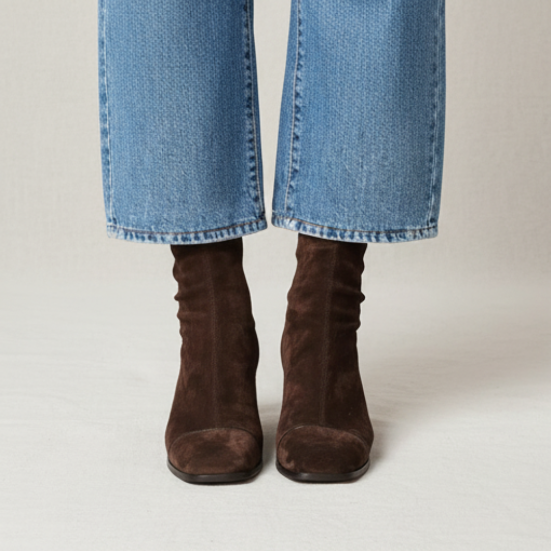 Victoria | Square-Toe Orthopädischer Damenstiefel