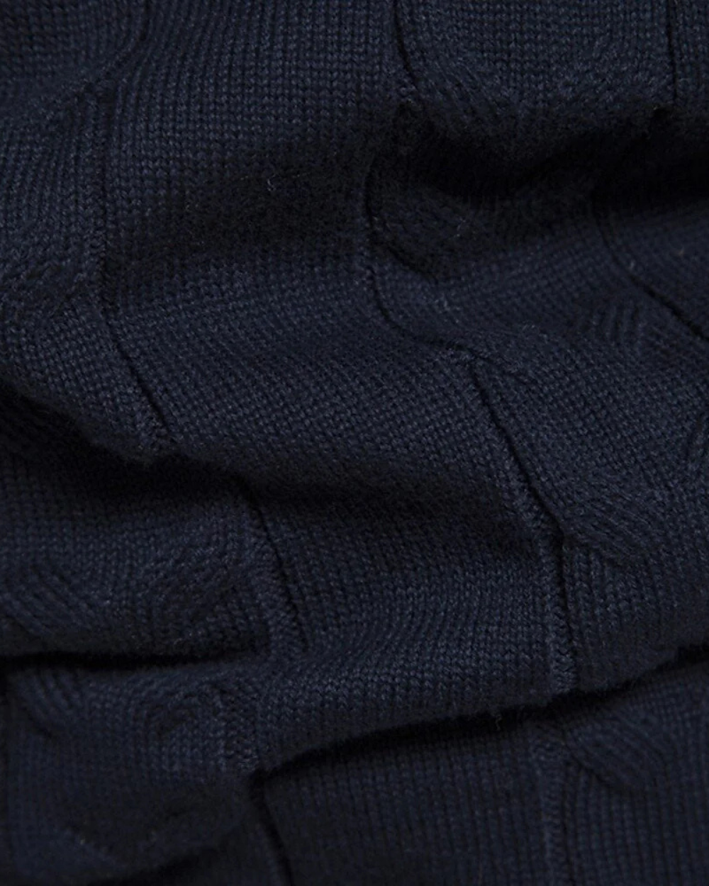 Frederico | Baumwoll-Ritssweater mit Muster