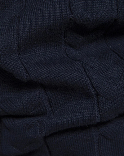 Frederico | Baumwoll-Ritssweater mit Muster