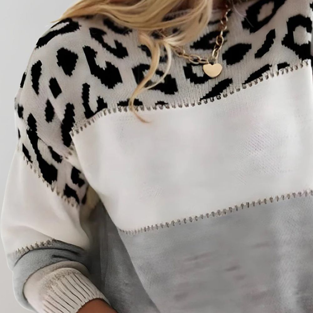 Sofie | Eleganter Leo-Pullover