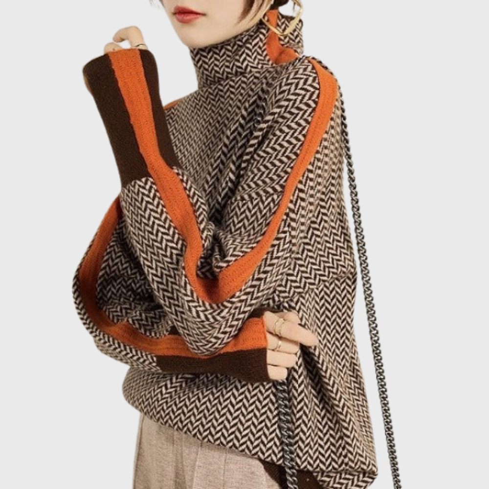 Lora | Pullover mit Rollkragen