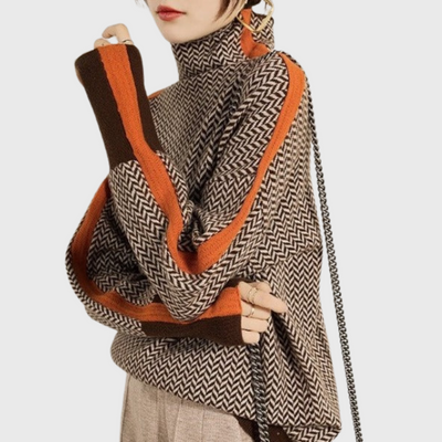 Lora | Pullover mit Rollkragen