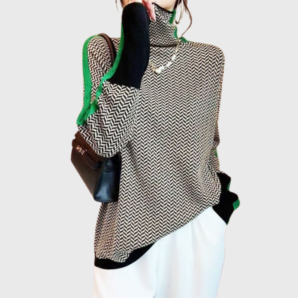 Lora | Pullover mit Rollkragen